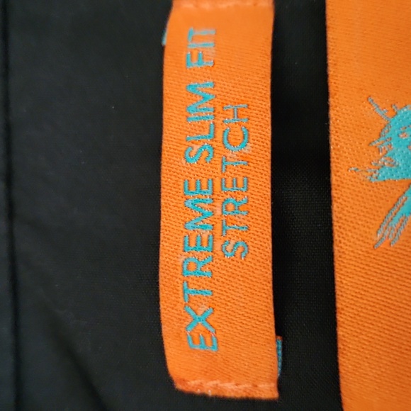 Egara Mens Black Dress Shirt Classic Long-Sleeve Neck Size 15 - Picture 3 of 7